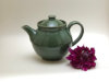 Thumbnail: Teapot with Tall Flange
Color: Green, Blue
Size: 8” x 5” x 5.5”
$50.00 each.
