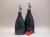 Thumbnail: Olive Oil Bottle 
          Color: Blue, Green, Oatmeal, Rust
          Size: 4&rdquo; x 4&rdquo; x 7.25&rdquo;
          $35.00 each.